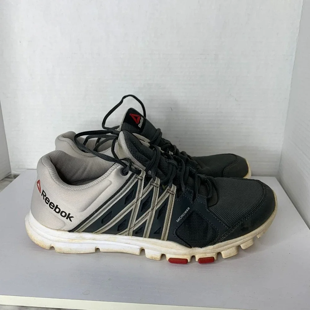 Reebok Mens Yourflex Train 8.0 LMT Training Shoes Black Slate Navy White